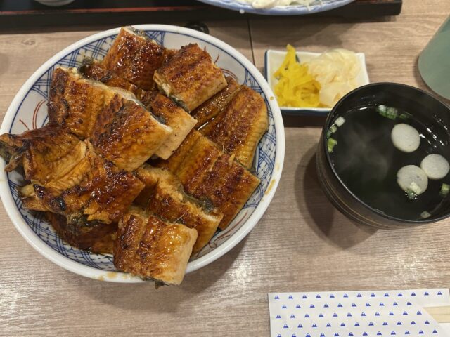 磯丸水産でうな丼の上を食べてきました！とても美味しい鰻で鯛で満足です！